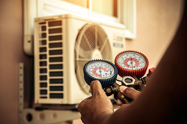 Professional Hvac Installation technician working in Pomfret, MD